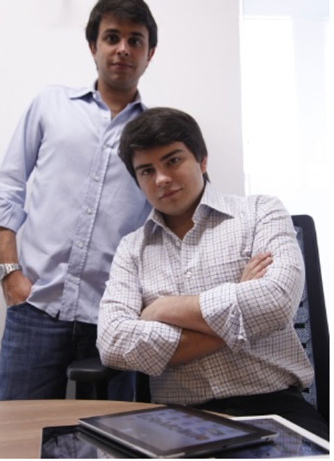 Dupla de jovens fatura R$ 2 milh�es com aluguel de tablets