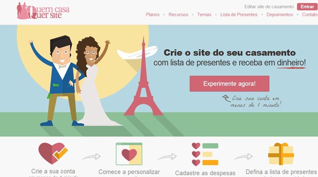 Empreendedor cria site que organiza casamento do comeo ao fim