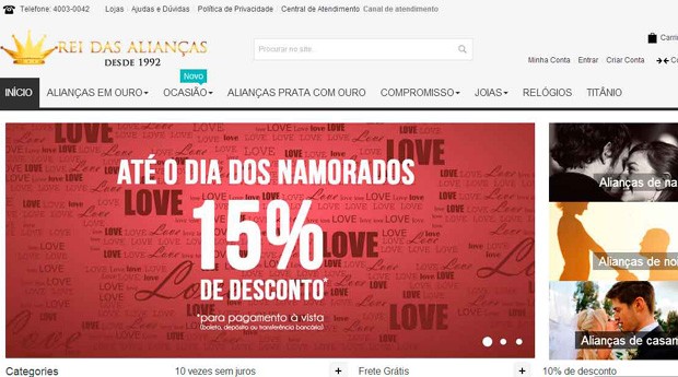 Loja de alianas aposta em SEO e mdias sociais para vender mais