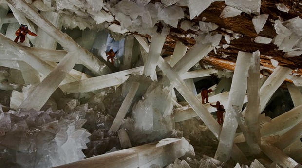 O mistrio dos cristais gigantes